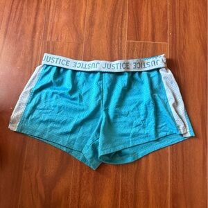Justice Blue Athletic Shorts